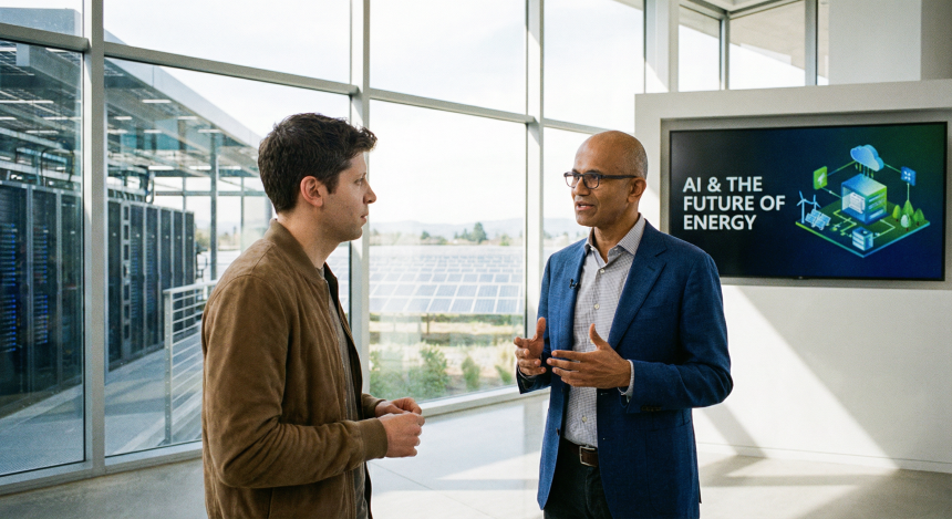 ساتيا ناديلا يناقش مستقبل الذكاء الاصطناعي والطاقة